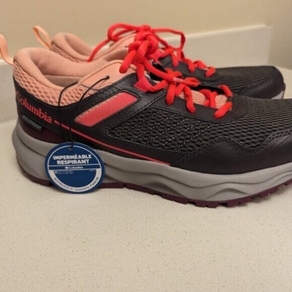 COLUMBIA Women's Plateau Waterproof Runners, Hiking, Walking Shoe- size 10 Wide - Picture 5 of 11